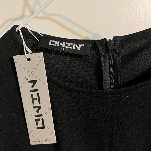 NWT OWIN black dress size large.  Sold on Amazon. - Picture 6 of 7